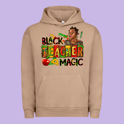 Black Teacher  Magic Urban Hoodie Designed By Adodesignshop
