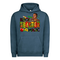 Pigment Midnight Navy black teacher  magic Urban Hoodie - AdoDesignShop