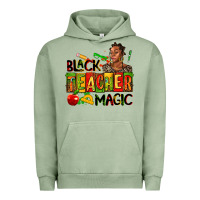 Pigment Oil Green black teacher  magic Urban Hoodie - AdoDesignShop