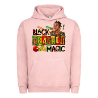Pigment Salmon black teacher  magic Urban Hoodie - AdoDesignShop