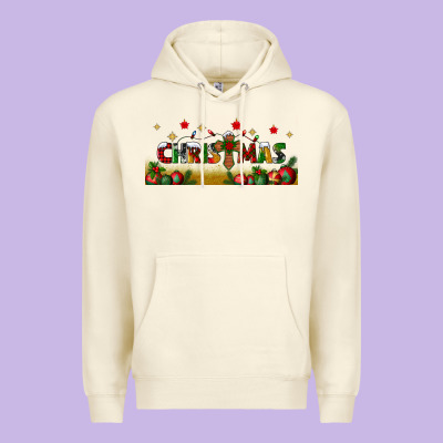 Christmas With Christmas Cross Libbey Glass Premium Hoodie Designed By Bundleandbundleshop