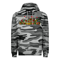Slate Camo christmas with christmas cross libbey glass Premium Hoodie - BundleAndBundleShop