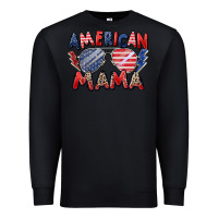 Black American mama Premium Sweatshirt - Zillion Design Studio