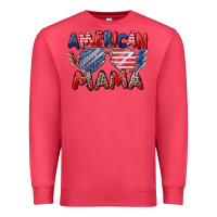 Cardinal American mama Premium Sweatshirt - Zillion Design Studio