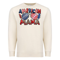 Sandshell American mama Premium Sweatshirt - Zillion Design Studio