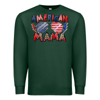 Sports Green American mama Premium Sweatshirt - Zillion Design Studio