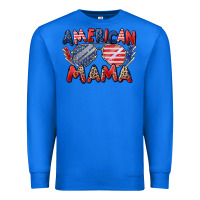 True Royal American mama Premium Sweatshirt - Zillion Design Studio