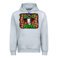 Heather Grey Boo heifer halloween Urban Hoodie - Artiststas