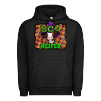 Pigment Black Boo heifer halloween Urban Hoodie - Artiststas