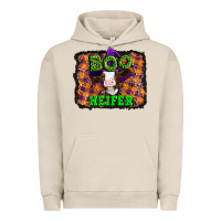 Pigment French Oak Boo heifer halloween Urban Hoodie - Artiststas