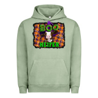 Pigment Oil Green Boo heifer halloween Urban Hoodie - Artiststas