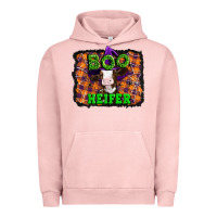 Pigment Salmon Boo heifer halloween Urban Hoodie - Artiststas