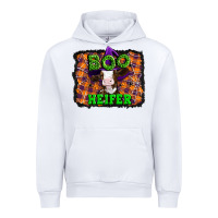 White Boo heifer halloween Urban Hoodie - Artiststas