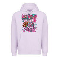 Lilac in october we wear cheer pink football Premium Hoodie - AdoDesignShop