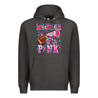 Smoke in october we wear cheer pink football Premium Hoodie - AdoDesignShop