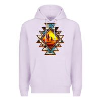 Lilac cowhide leopard sunset aztec Premium Hoodie - JahusDesignShop