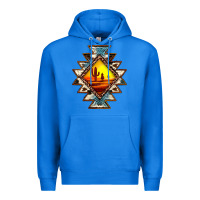 True Royal cowhide leopard sunset aztec Premium Hoodie - JahusDesignShop