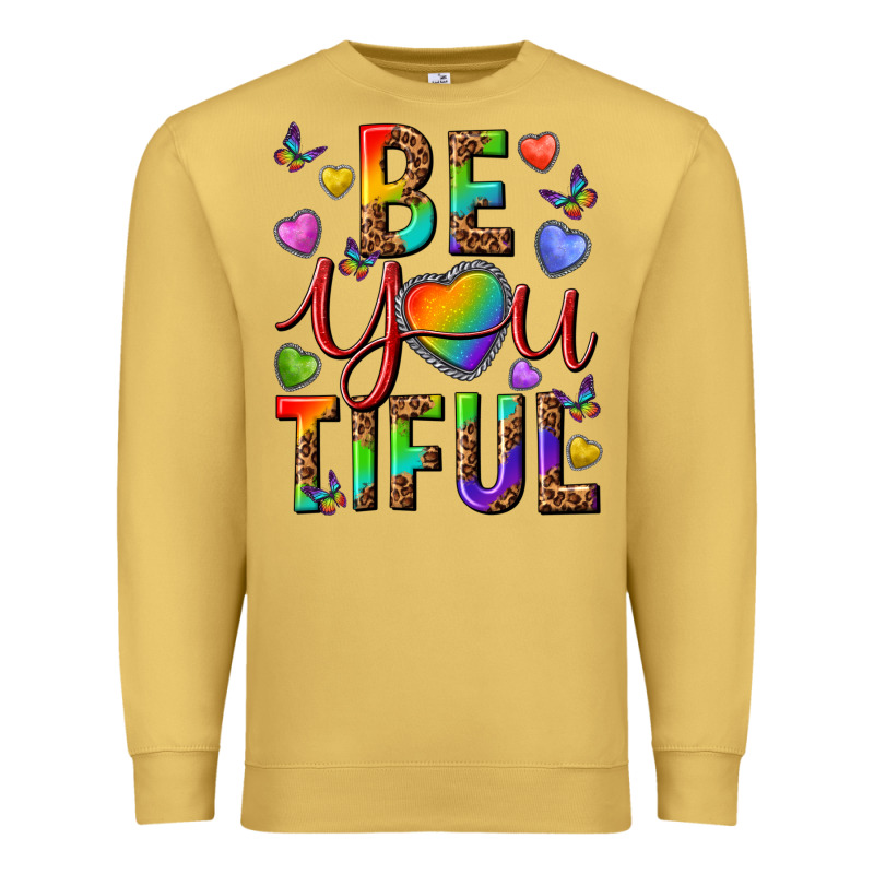 Pride Be You Tiful Premium Sweatshirt by texasbilliewilder | Teevron