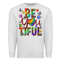 Oatmeal Heather pride be you tiful Premium Sweatshirt - texasbilliewilder