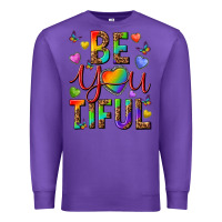 Purple pride be you tiful Premium Sweatshirt - texasbilliewilder