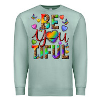 Seafoam pride be you tiful Premium Sweatshirt - texasbilliewilder