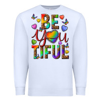 White pride be you tiful Premium Sweatshirt - texasbilliewilder