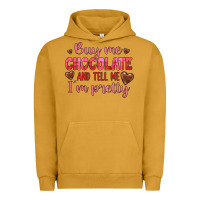 Pigment Peanut Butter buy me chocolate and tell me i'm pretty Urban Hoodie - JahusDesignShop