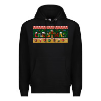 Black christmas with cross license plate Premium Hoodie - BundleAndBundleShop