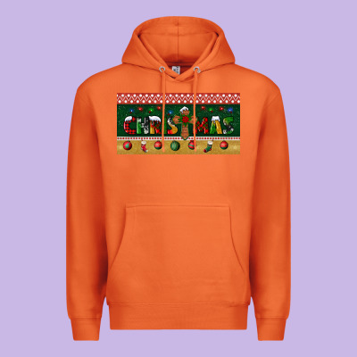 Christmas With Cross License Plate Premium Hoodie Designed By Bundleandbundleshop