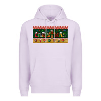 Lilac christmas with cross license plate Premium Hoodie - BundleAndBundleShop