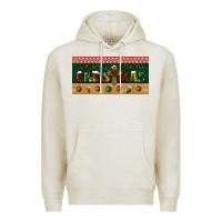 Oatmeal Heather christmas with cross license plate Premium Hoodie - BundleAndBundleShop