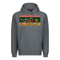 Rock christmas with cross license plate Premium Hoodie - BundleAndBundleShop