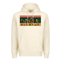 Sandshell christmas with cross license plate Premium Hoodie - BundleAndBundleShop