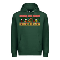 Sports Green christmas with cross license plate Premium Hoodie - BundleAndBundleShop