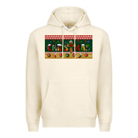 Tofu christmas with cross license plate Premium Hoodie - BundleAndBundleShop