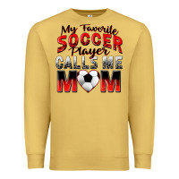 Antique Gold my favorite soccer player calls me mom Premium Sweatshirt - Zillion Design Studio