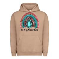 Pigment Burro be my valentine gemstone rainbow Urban Hoodie - JahusDesignShop