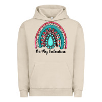 Pigment French Oak be my valentine gemstone rainbow Urban Hoodie - JahusDesignShop