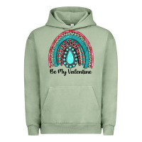 Pigment Oil Green be my valentine gemstone rainbow Urban Hoodie - JahusDesignShop