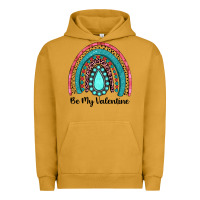 Be My Valentine Gemstone Rainbow Urban Hoodie | Teevron