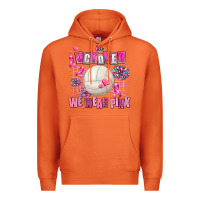 Carrot in october we wear pink volleyball Premium Hoodie - AdoDesignShop