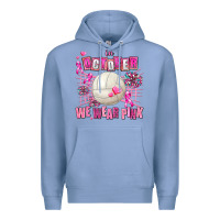 Colony Blue in october we wear pink volleyball Premium Hoodie - AdoDesignShop