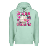 Seafoam in october we wear pink volleyball Premium Hoodie - AdoDesignShop