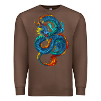 Chestnut Blue dragon Premium Sweatshirt - RanaPortraitStore