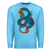 Ocean Blue Blue dragon Premium Sweatshirt - RanaPortraitStore