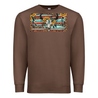Chestnut Boho bull skull and serape Premium Sweatshirt - RanaPortraitStore