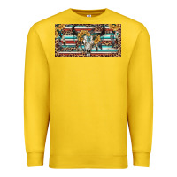 Lemon Boho bull skull and serape Premium Sweatshirt - RanaPortraitStore