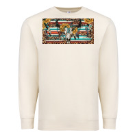 Sandshell Boho bull skull and serape Premium Sweatshirt - RanaPortraitStore
