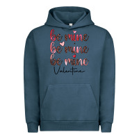 Pigment Midnight Navy be mine valentine Urban Hoodie - JahusDesignShop