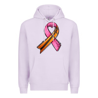 Lilac breast cancer sport ribbons Premium Hoodie - AdoDesignShop